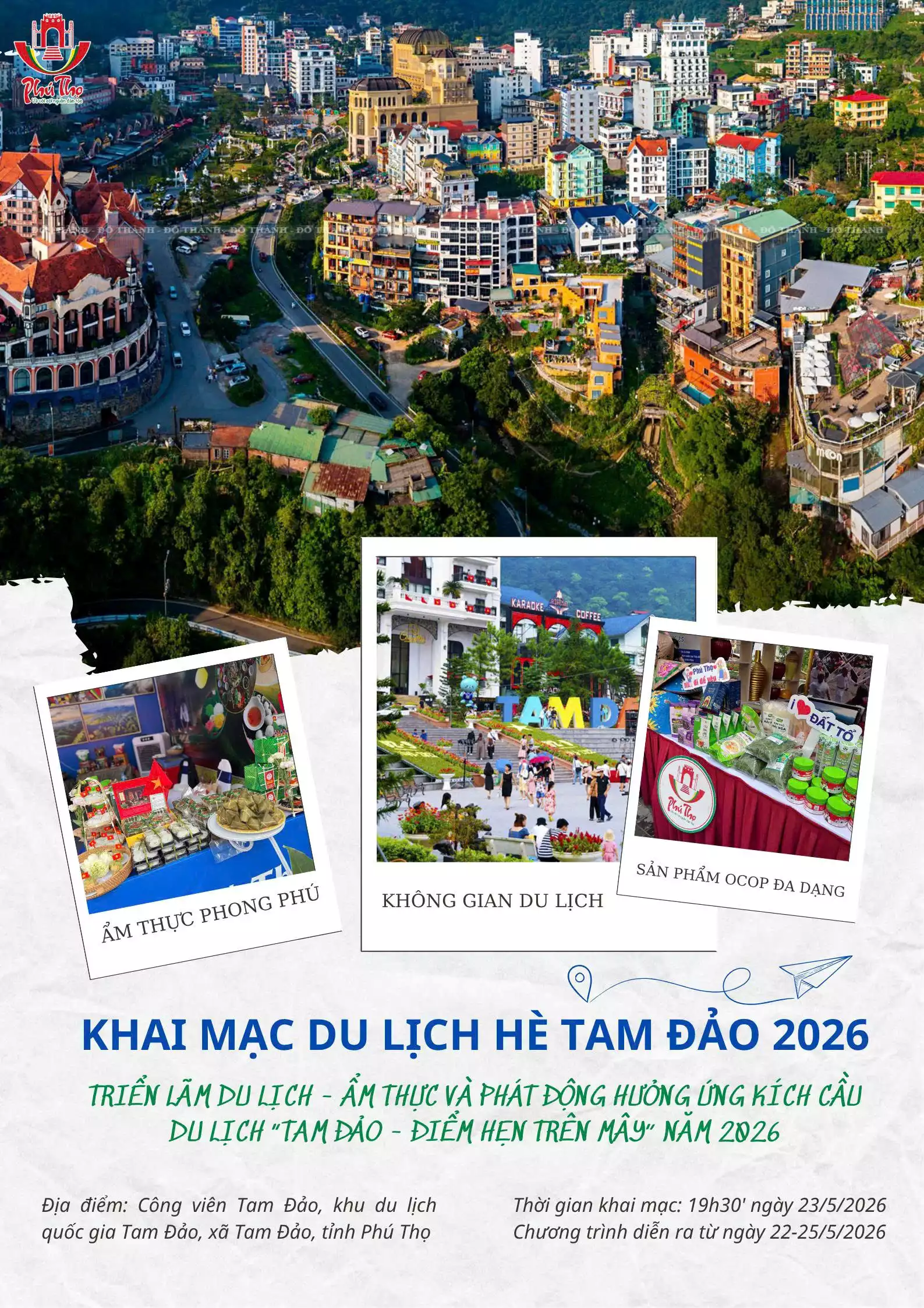 Tam Đảo sắp diễn ra sự kiện “Khai mạc Du lịch hè Tam Đảo 2026”
